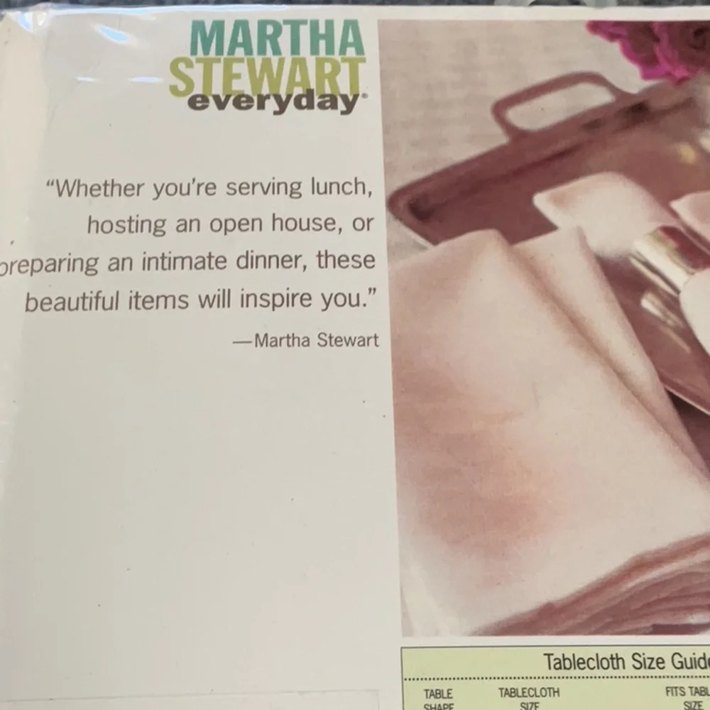 Martha Stewart 100% cotton